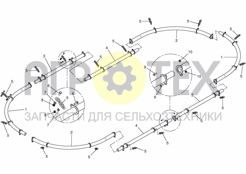 Чертеж HOPPER - STRAW RING MOBILE