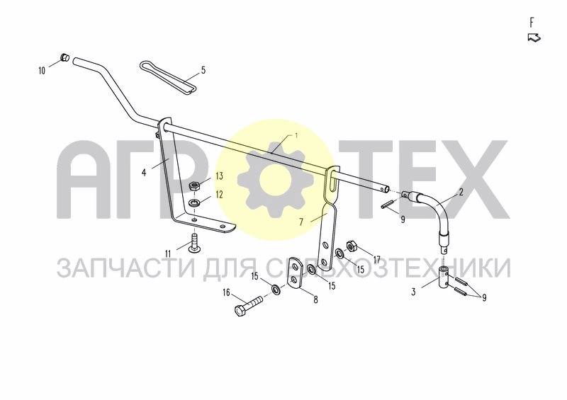 SETTING MECHANISM CRANK EXTENSION OPTION (№9 на схеме)