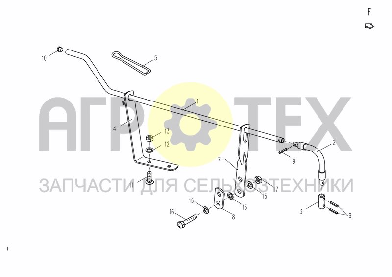 SETTING MECHANISM CRANK EXTENSION OPTION (№9 на схеме)