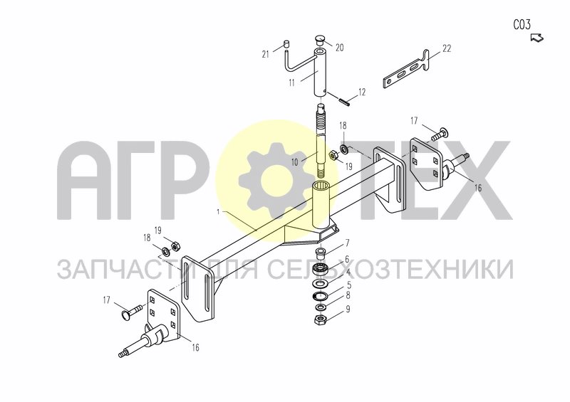 ROTOR CHASSIS (№12 на схеме)