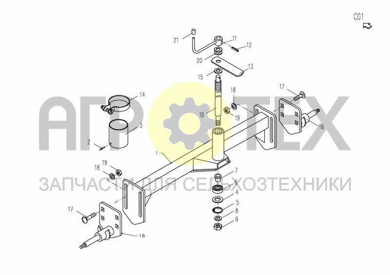 ROTOR CHASSIS (№12 на схеме)