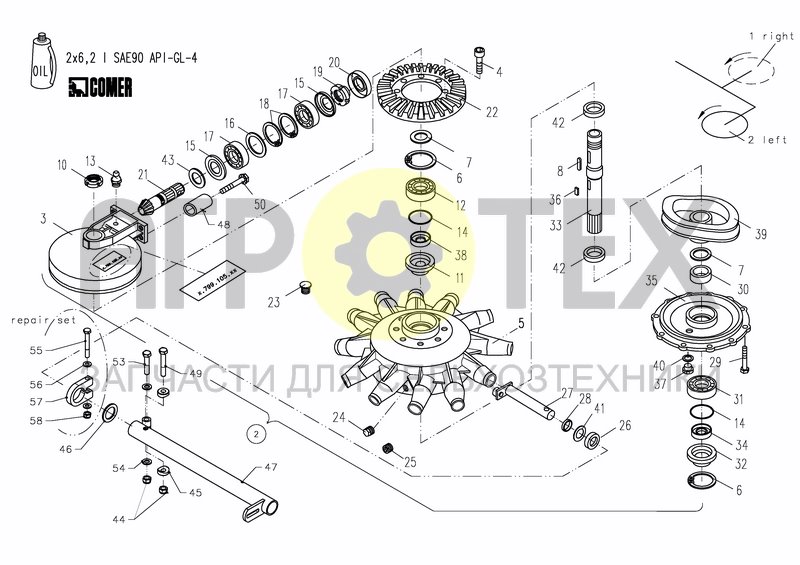 Чертеж GEAR BOX