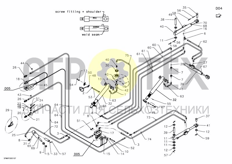 Чертеж HYDRAULIC DEVICE