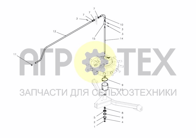 SETTING MECHANISM CRANK EXTENSION (№3 на схеме)