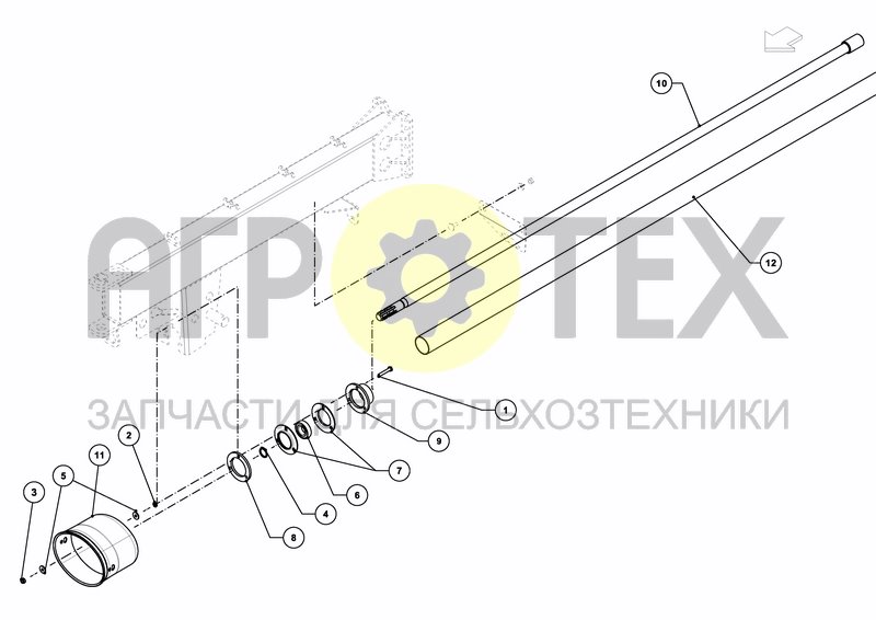 Чертеж DRIVE SHAFT