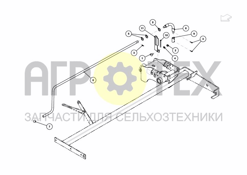 CRANK 4 PCS. (№3 на схеме)