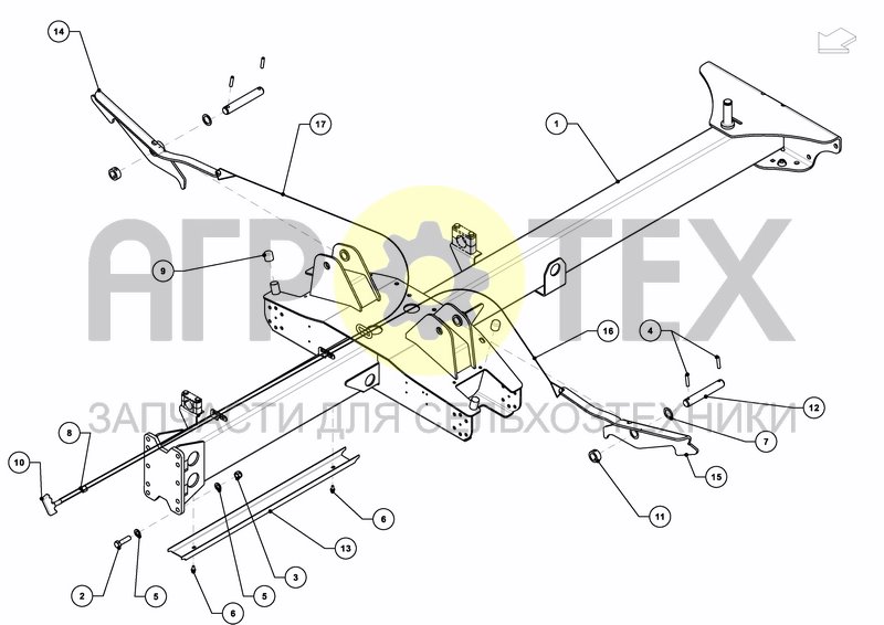 Чертеж REAR FRAME