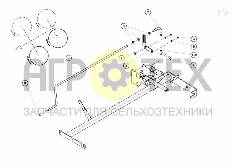 CRANK LH 2 PCS. (№4 на схеме)