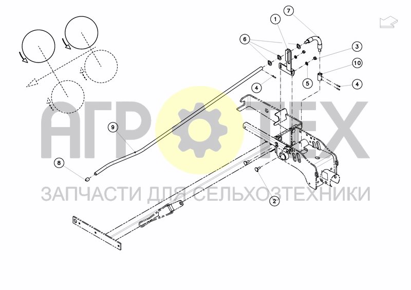 CRANK RH 2 PCS. (№4 на схеме)