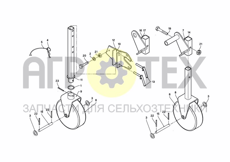 Чертеж DETACHING SET