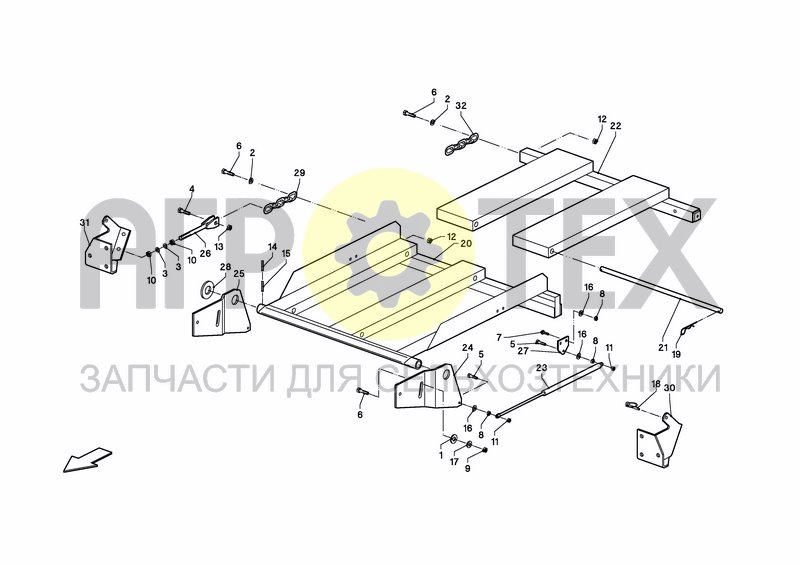 Чертеж ROLLER CHUTE