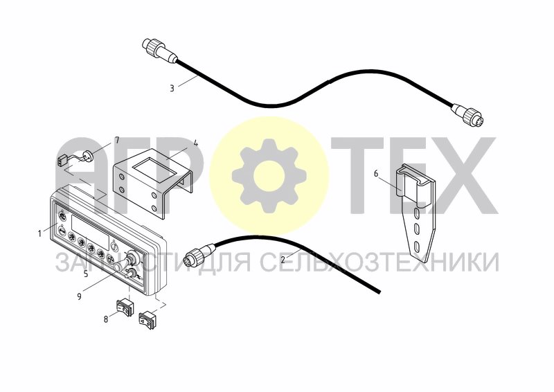 Чертеж CONTROL BOX