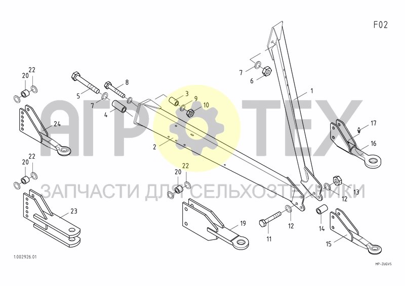 Чертеж TRACTION DEVICE