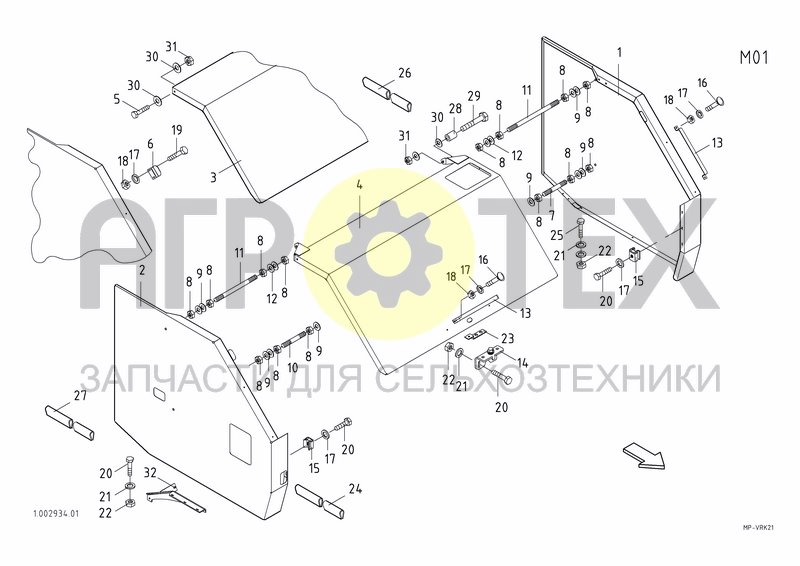 Чертеж PANELLING