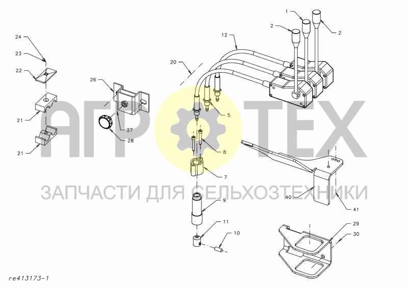 Чертеж HYDRAULIC CONTROL