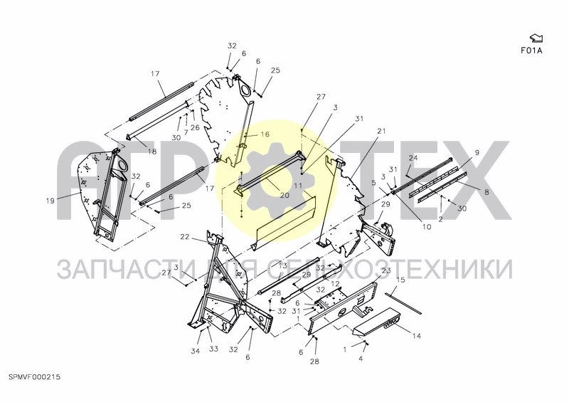 Чертеж FRAME AND COVER