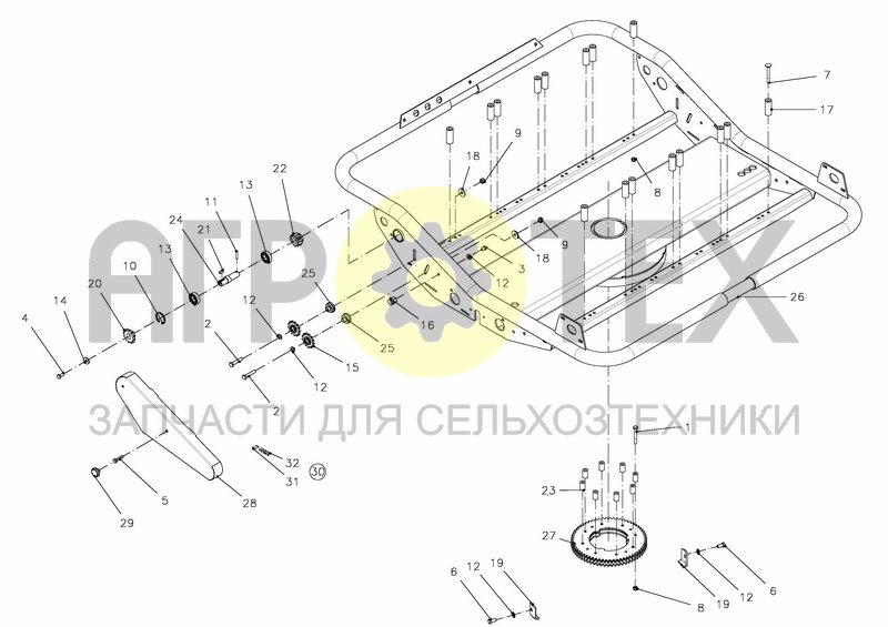 Чертеж TURNTABLE