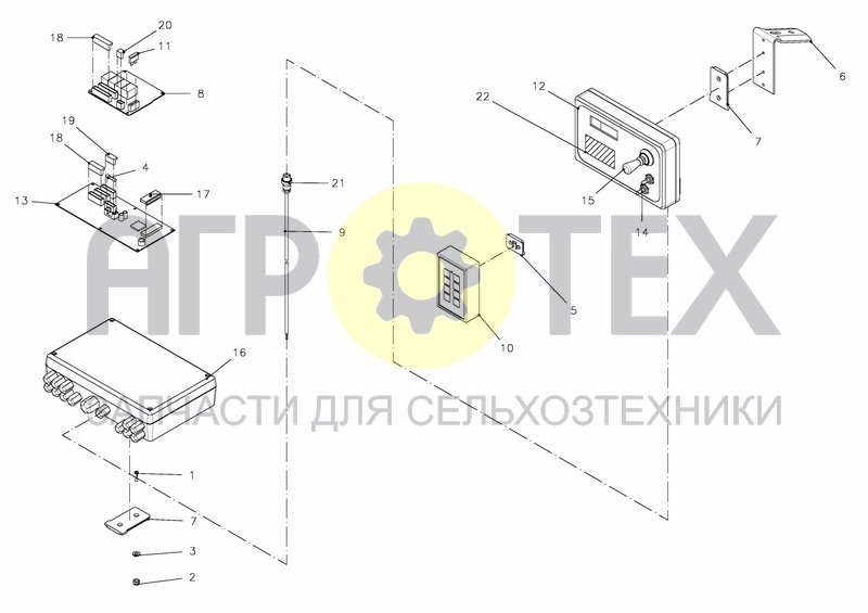 Чертеж CONTROL BOX