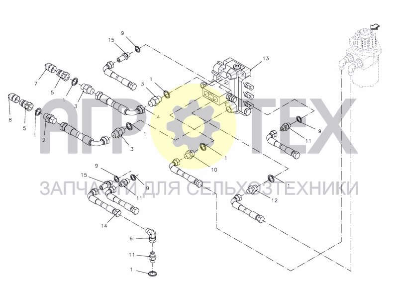 Чертеж DIRECT CONTROL VALVE