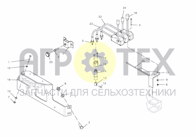 Чертеж HYDRAULIC CONTROL