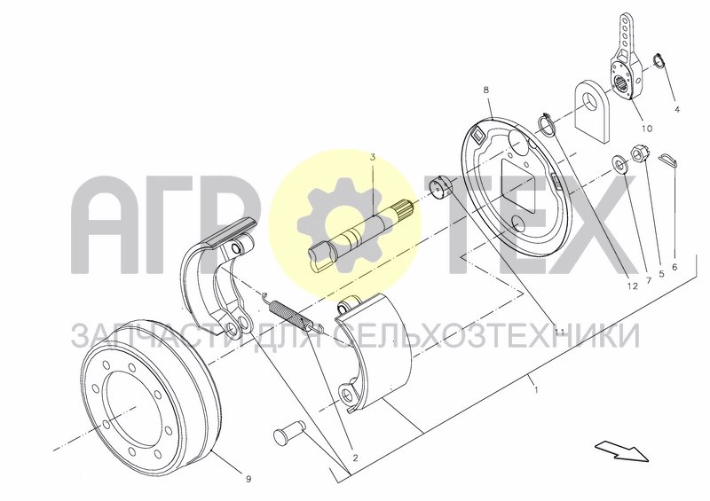 Чертеж SINGLE AXLE