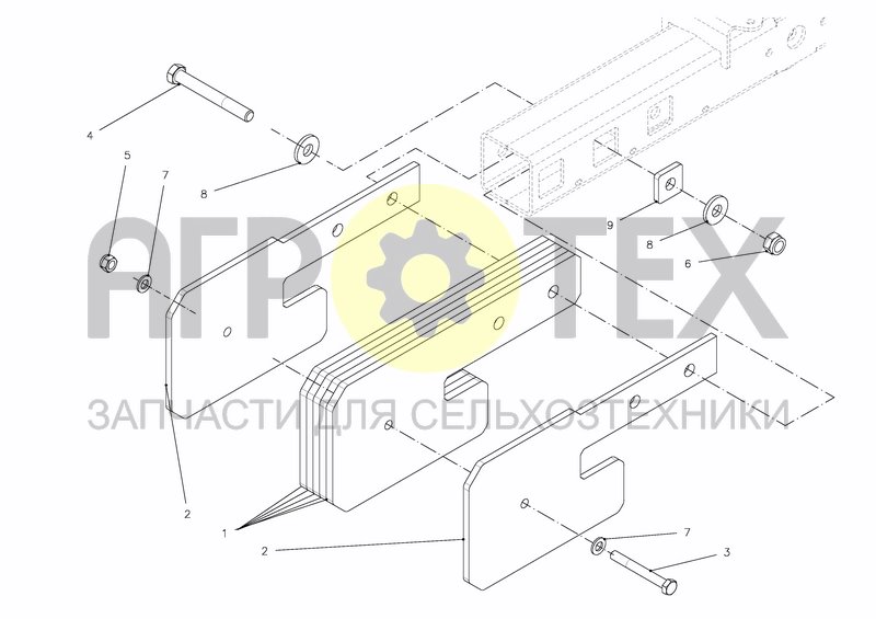 Чертеж COUNTER WEIGHTS