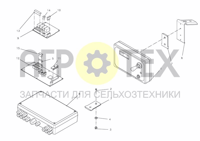 Чертеж ELEC. CONTROL COMP.