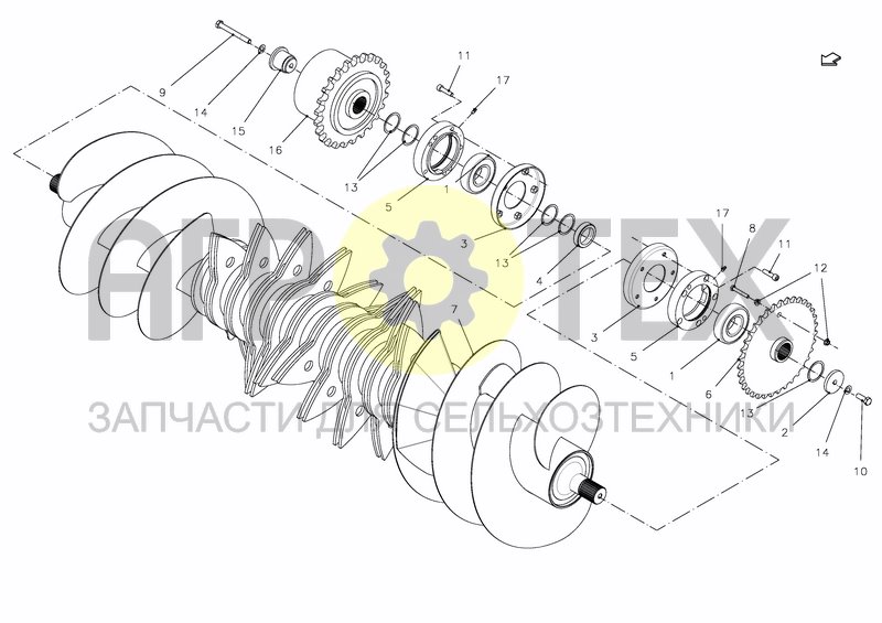 Чертеж ROTOR, CUTTING- 10-OC