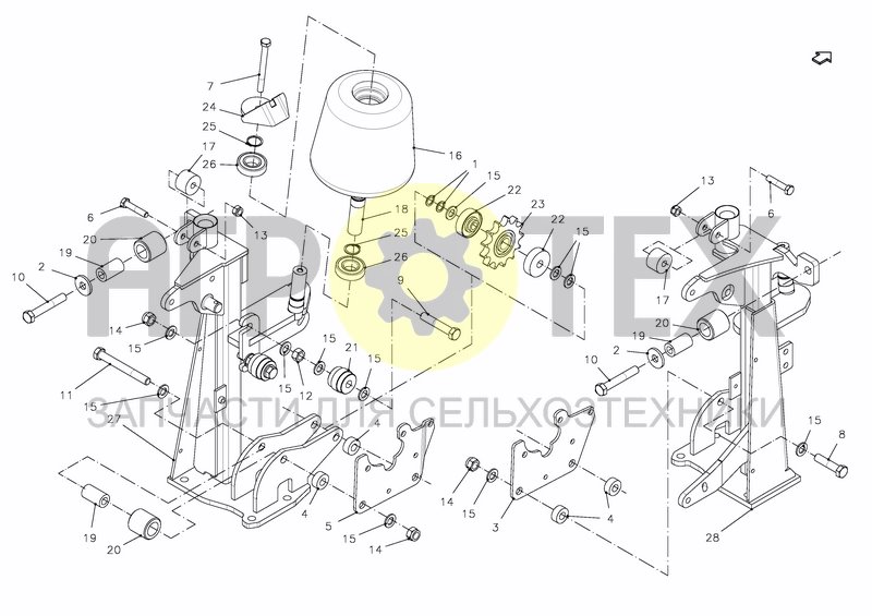 Чертеж CHASSIS ASSEMBLY