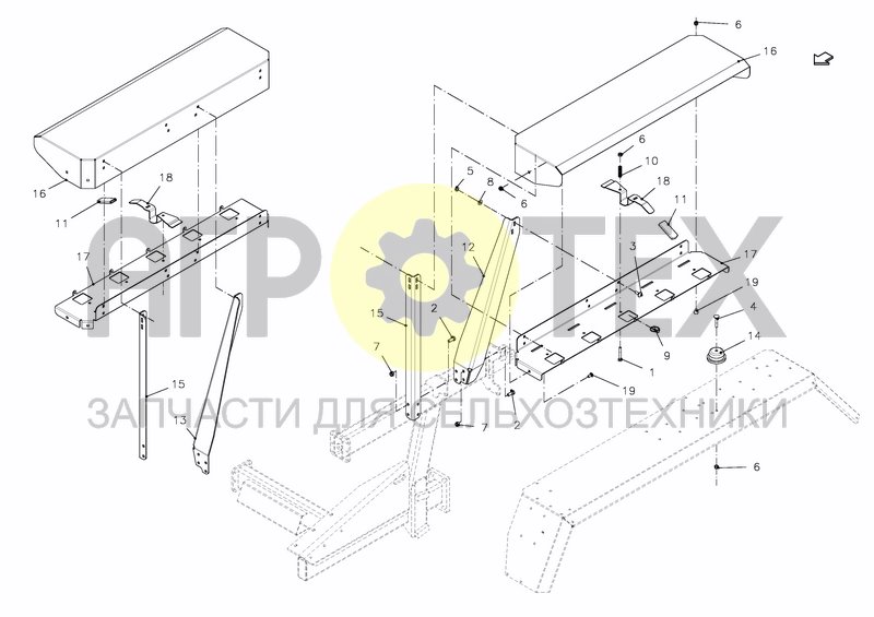 Чертеж SUPPORT, FOIL ROLL,