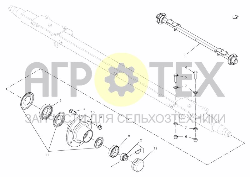 Чертеж HUB & WHEEL