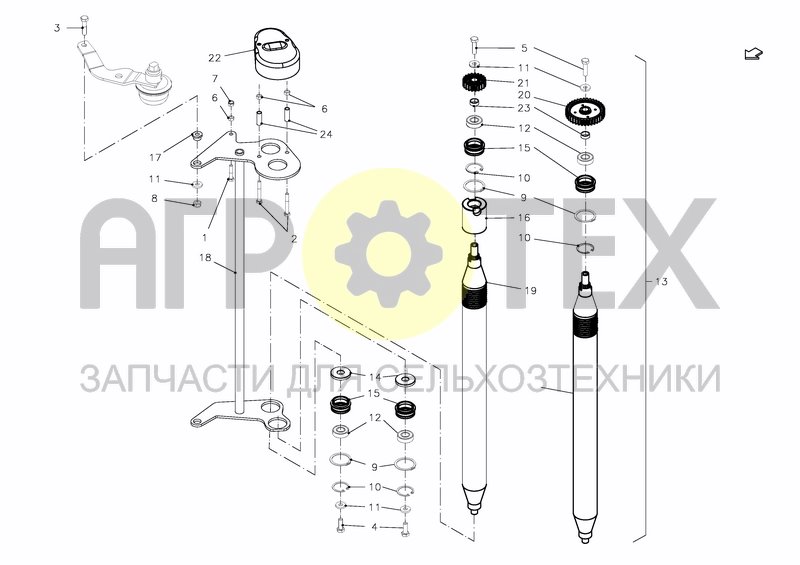 Чертеж PRE-STRETCHER