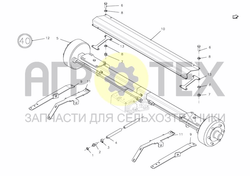 Чертеж BRAKE, AIR