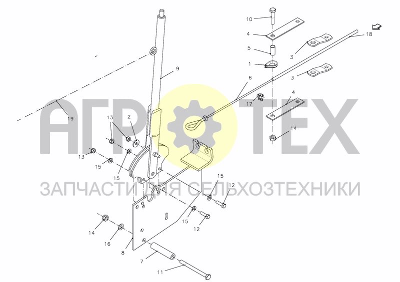 Чертеж PARKING BRAKE