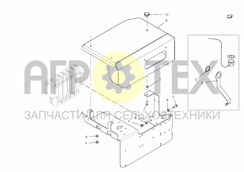 Чертеж SENSOR BRACKETS AND GUARDS