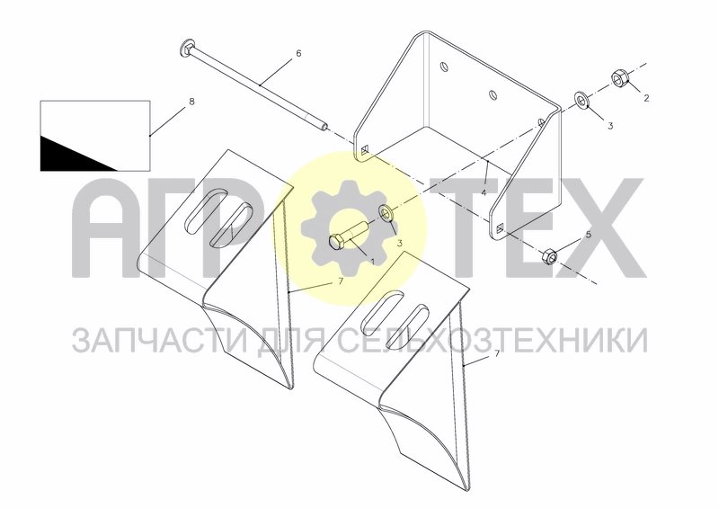 Чертеж PARKING BLOCK KIT