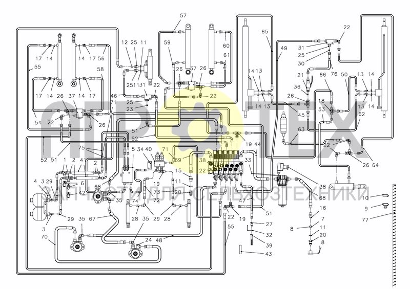 Чертеж HYDRAULICS OC-23