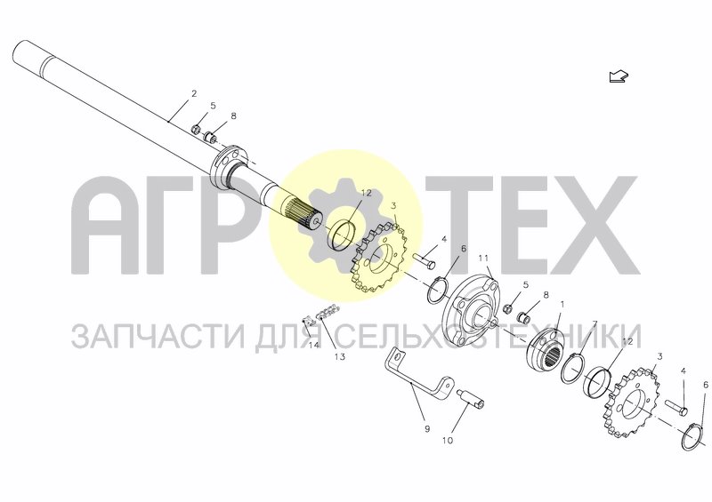 Чертеж DRIVE, LH (23OC+23OC-SS)