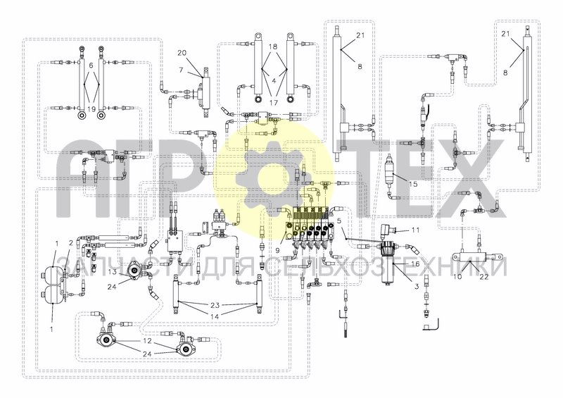 Чертеж HYDRAULICS OC-23