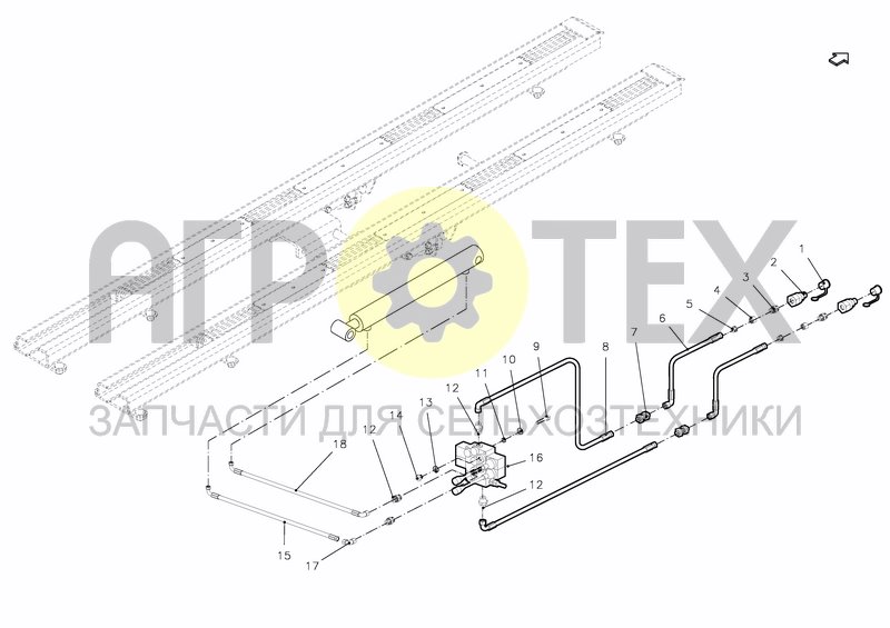 Чертеж BALE EJECTOR