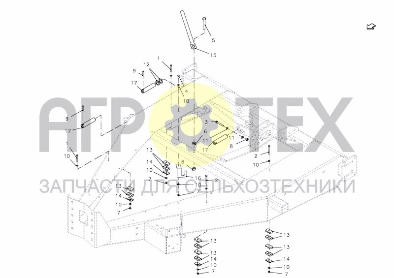 Чертеж MOUNTING PARTS, FRAME