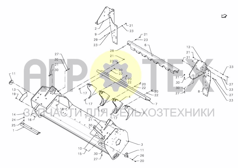 Чертеж FRAME, ROTOR