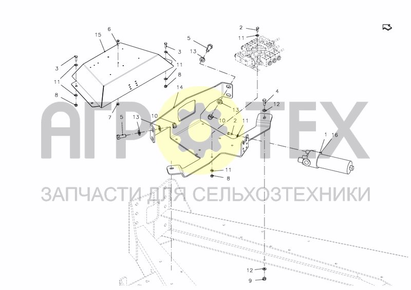 Чертеж HYDRAULIC CONTROL COMPUTER