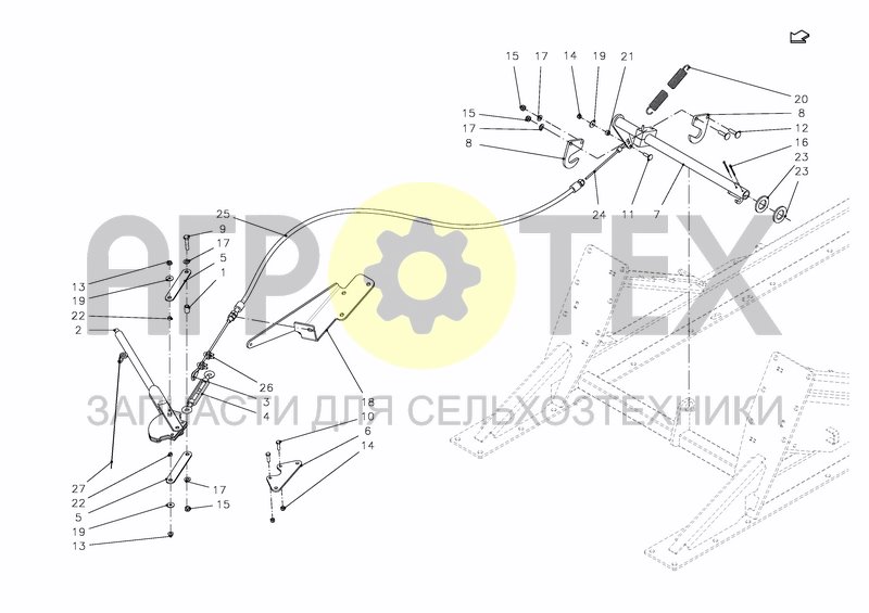 Чертеж PARKING BRAKE