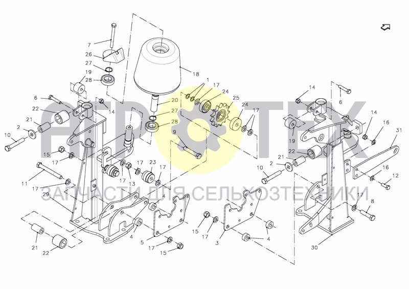 Чертеж CHASSIS ASSEMBLY