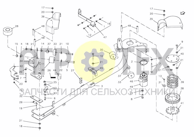 Чертеж DRIVE UNIT ASSY