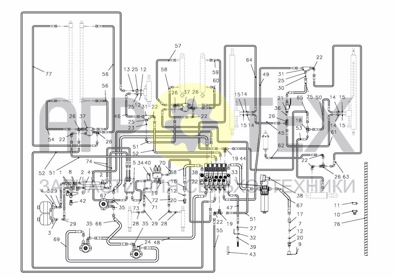 Чертеж HYDRAULICS OC-23