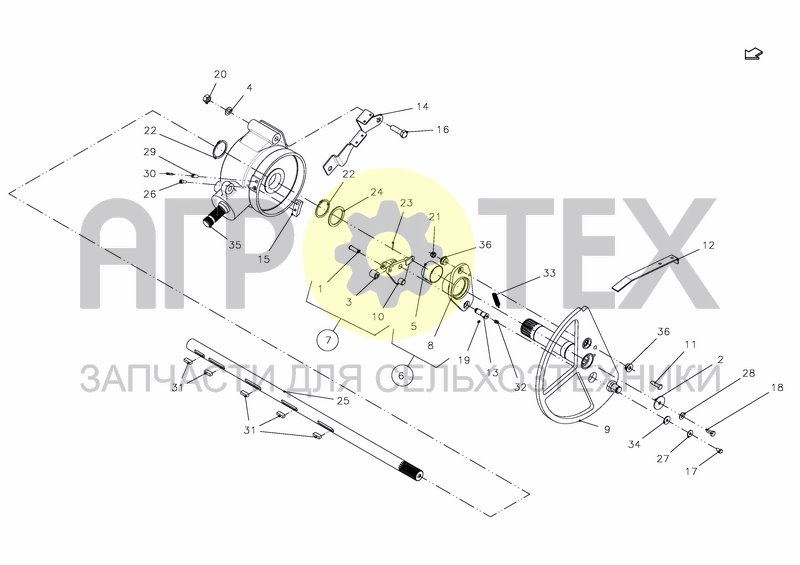 Чертеж GEARBOX