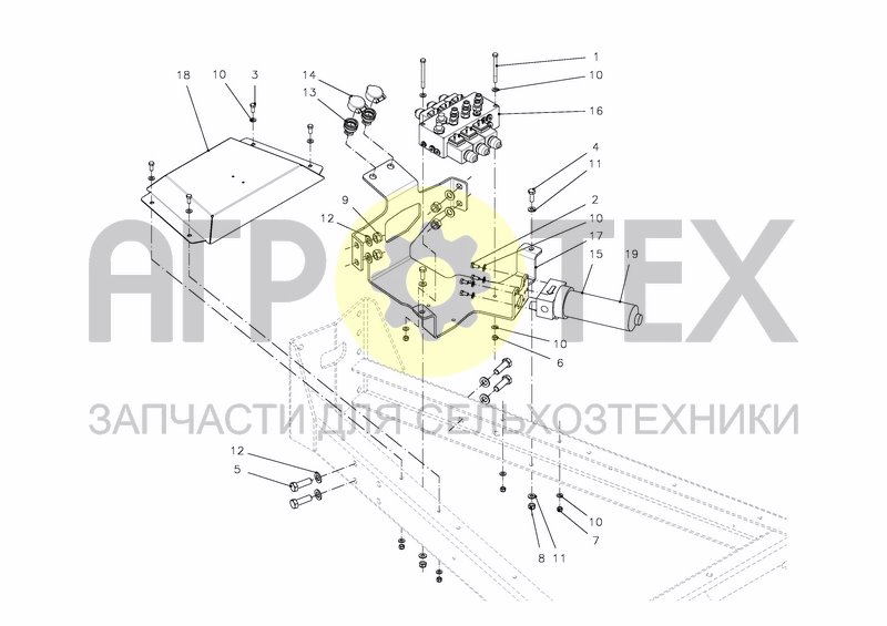 Чертеж HYDRAULIC CONTROL COMPUTER