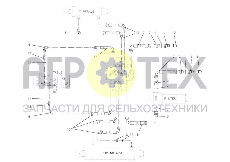 Чертеж HYDRAULIC CIRCUIT COMPUTER